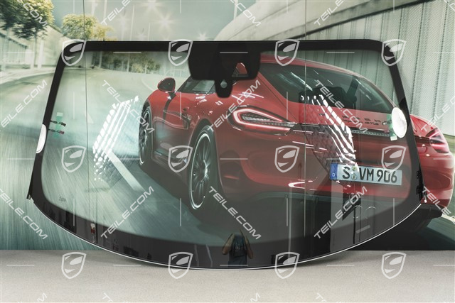 Windscreen, with camera / upper part darked coloured / TV + DAB/MIB / radio HD / PDLS+