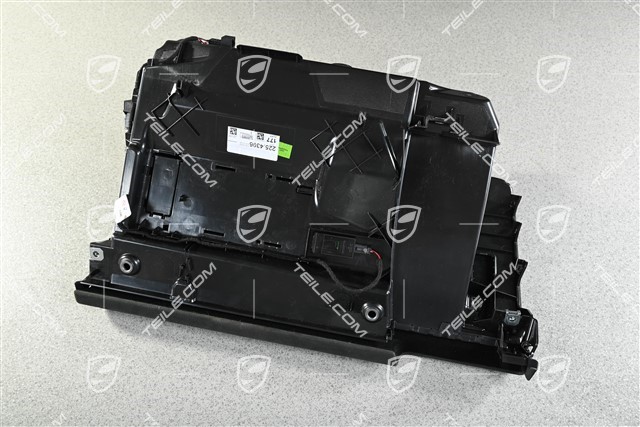 Glove compartment, damaged Alcantara