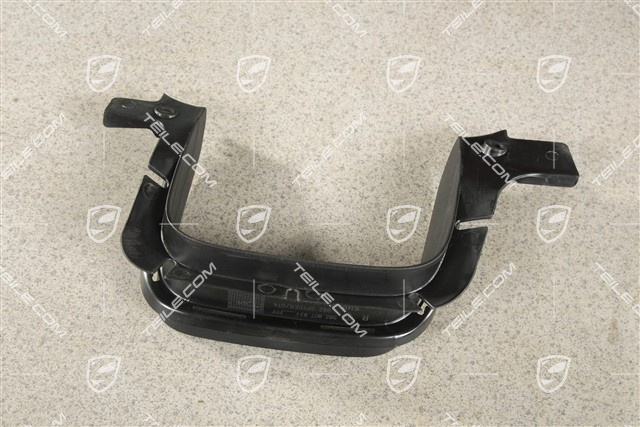 Tail pipe cover trim, Black matte, GTS/GT4, R