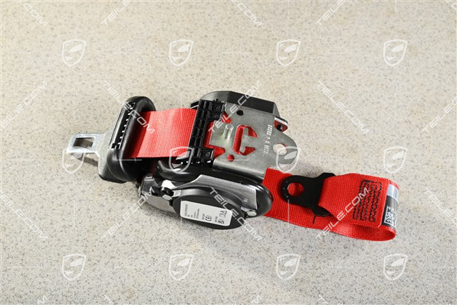 Seat belt, Guards red, L
