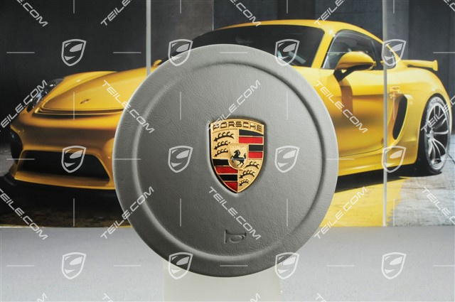 Airbag, Leder, platingrau Airbag, Leder, platingrau