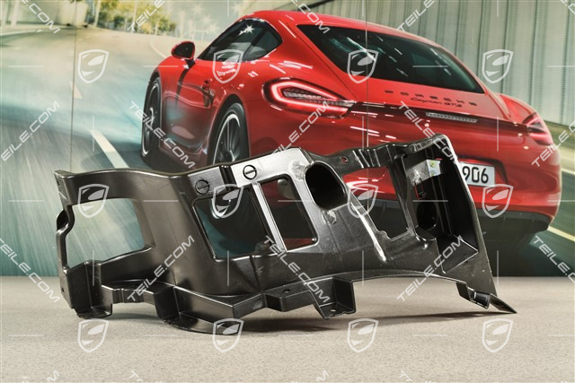 Holding / support rail, rear bumper,  lateral, R