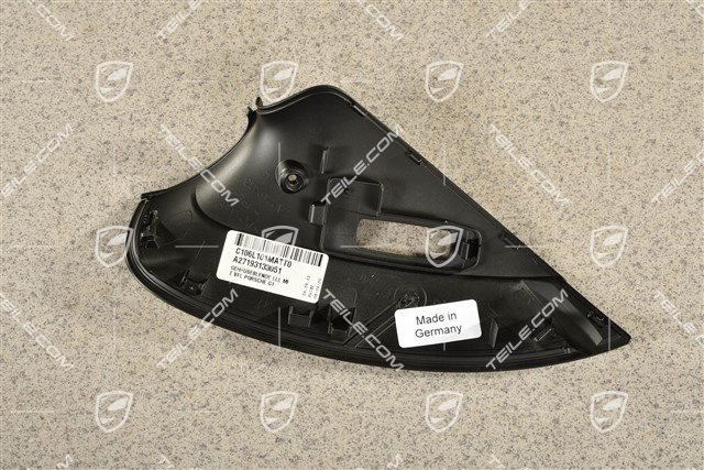 Aussenspiegel, Blende unten mit Loch für licht, elektr. anklappbar, mit Memory, mit aut. Abblendung, L