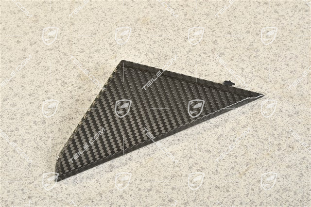Abdeckung, Fensterfuehrung, carbon, L