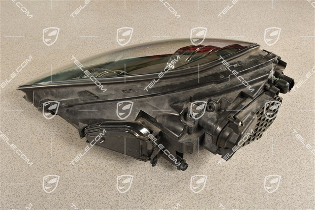 Xenon headlight, without control unit and D1S xenon bulb, with curve light, ECE, Dynamic levelling, black, R