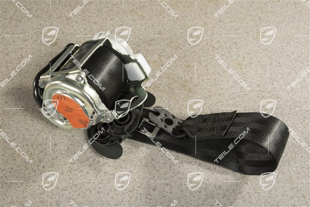 Hintere Sicherheitsgurt, Schwarz, L