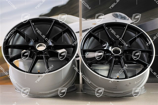 20" Carrera S (III) Felgensatz, 8,5J x 20 ET51 + 11J x 20 ET70, Felgenstern in Schwarz
