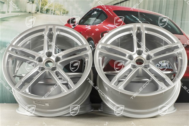 19" Komplet felg Macan Turbo/Sport Design, 8,5J x 19 ET21 + 9J x 19 ET21
