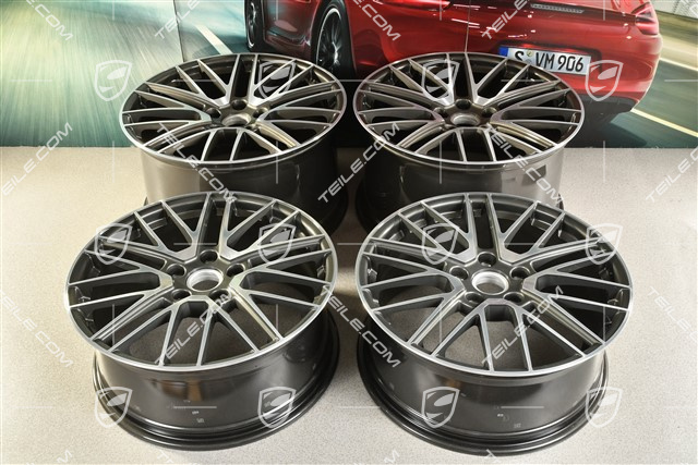 20+21" Felgensatz Turbo V, Felgen: vorne 8,5J x 20 ET50 + hinten 11,5J x 21 ET67