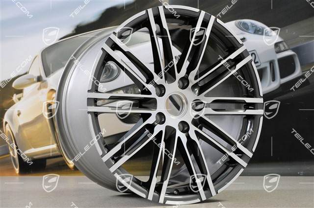 20" Komplet felg Turbo III, felgi przednie 9,5 J x 20 ET 65 + tylne 11 J x 20 ET 68