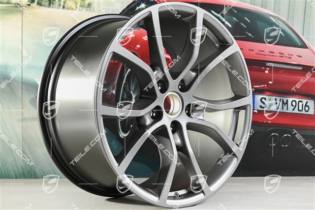 21" Felgensatz Exclusive Design, 9,5J x 21 ET46 + 11J x 21 ET58, vesuvgrau