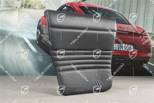 Back seat lower / cushion, Cabrio, leather, Metropole blue, L
