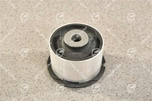 Rubber mounting / Bush, Wishbone, front suspension, rear, L=R