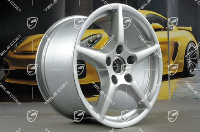18-inch Carrera III wheel set, 8J x 18 ET57 + 10J x 18 ET58, C2 / C2S