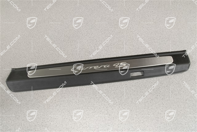 Blende, Einstiegleiste, mit Beleuchtung, Edelstahl, Carrera 4S, L