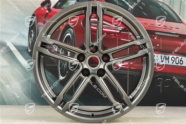 19-inch wheel, Turbo, 8J x 19 ET21, platinum satin-matt