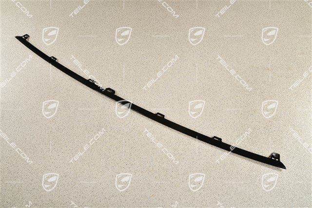 Disc / cover trim lower for front bumper retaining frame centre, Black