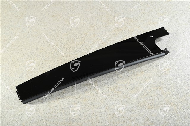 B-pillar outer cover, Rear, Black, L