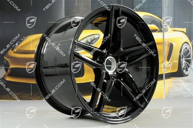 19" Felga Carrera VI, 11,5J x 19 ET56, czarny wysoki połysk