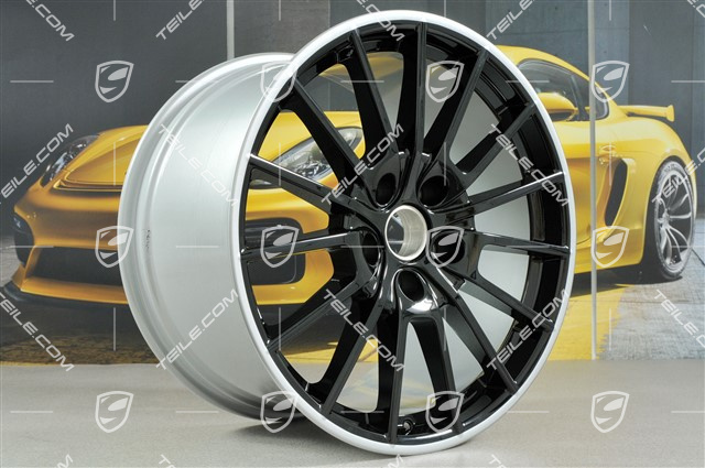 20" Felge Panamera Sport, 11,5J x 20 ET63, Felgenstern in Schwarz Hochglanz