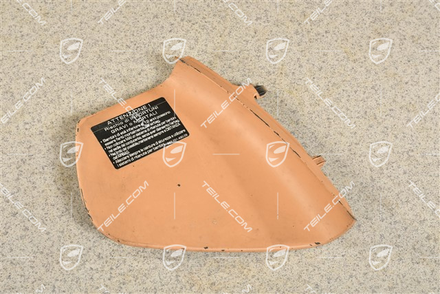 Osłona boczna dolnej części deski rozdzielczej, beżowa, R