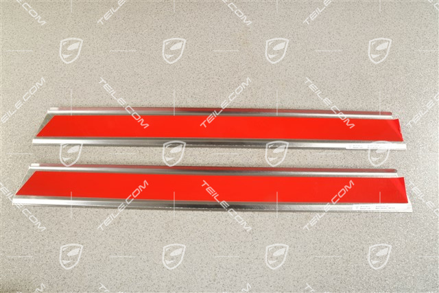 Blende, Einstiegleiste, Satz, Edelstahl, Targa 4S