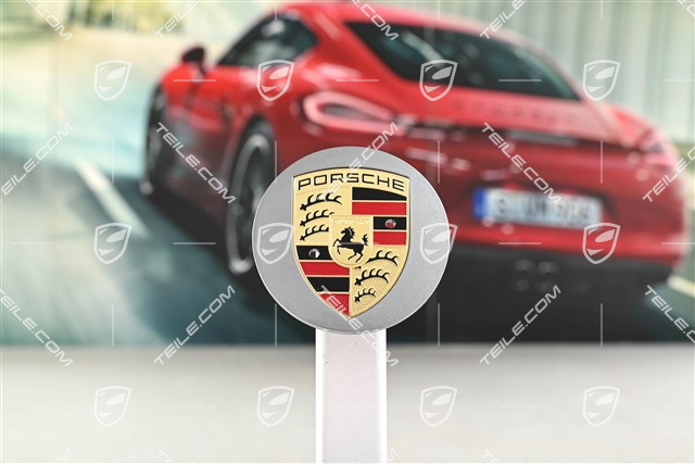 Hub cap, convex, platin silver