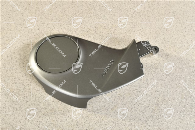 Seat rail hider, volcano Grey, R