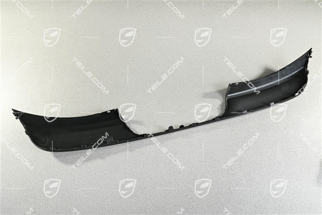 Blende hinten, Stoßstange Unterteil, Sportabgasanlage, Schwarz