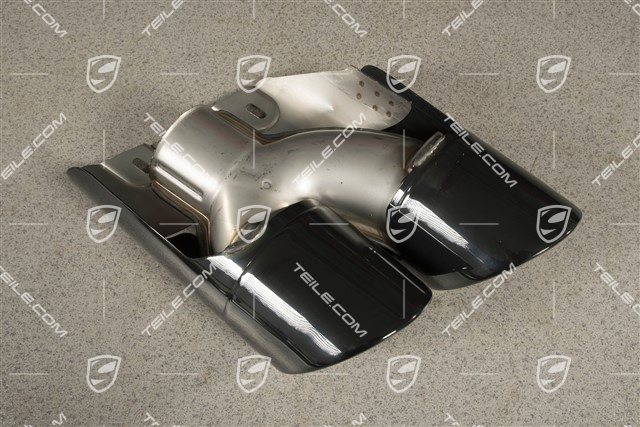 2,0L, Tail pipe, Black, L