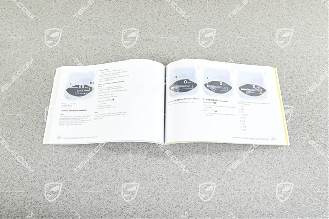 Porsche 911 GT3 / GT3RS Handbuch/Bedienungsanleitung, Englisch