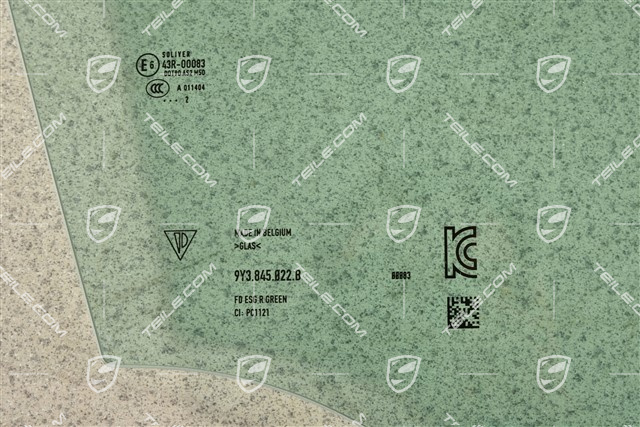 Coupe, Türfensterscheibe vorne, R