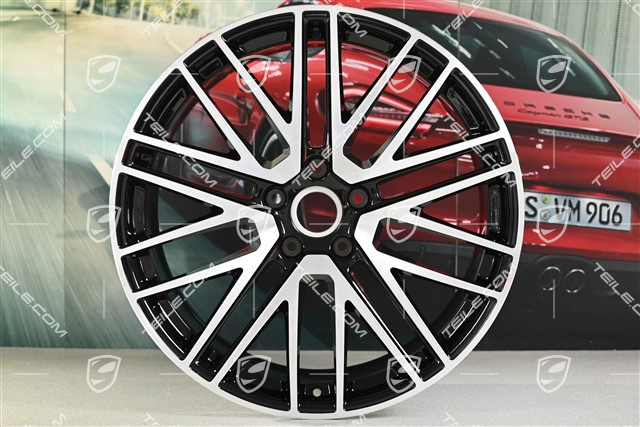 22" Felga Turbo Design, 11,5J x 22 ET61, czarny wysoki połysk