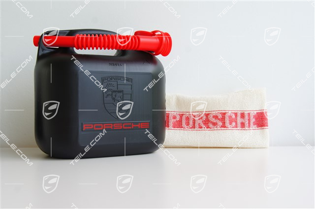Containter replacement fuel, Porsche logo and crest, 5l