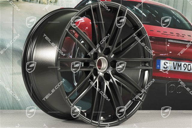 22" Felge Turbo IV, 11,5J x 22 ET52, in Schwarz Seidenmatt