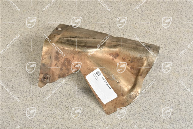 Muffler protective plate