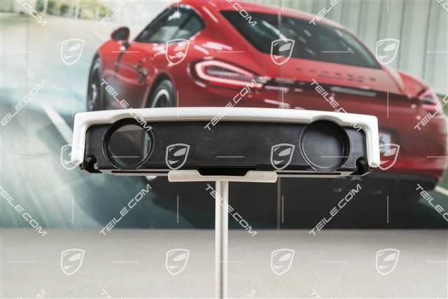 12v plug socket (1 hole)  trim in centre console, rear, Satin aluminium