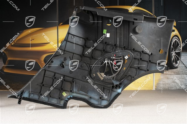 Seitenwandverkleidung, Kunstleder, schwarz, cabrio, L