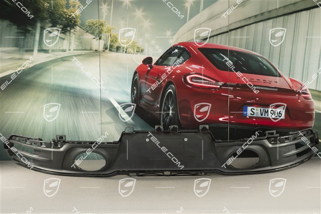 USA, Rear bumper lower cover, Sport exhaust system, Black matte