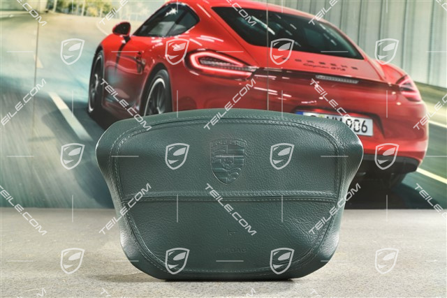 Airbag, 4-Speichen, Leder, nephritegrün