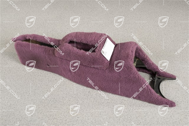 Centre console / tunnel, lower part, cloth, Magenta