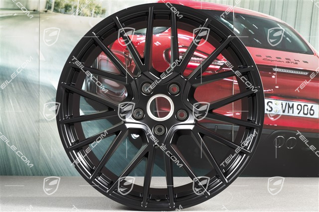 21" Felge Cayenne RS Spyder, 11J x 21 ET58, Schwarz-Seidenmatt