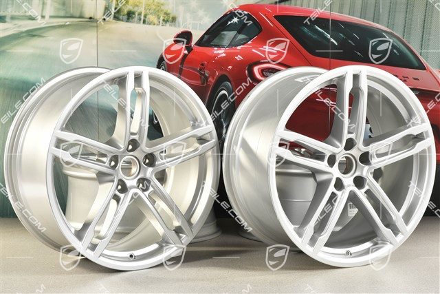 19"-inch alloy wheel set Macan Turbo/Sport Design, 8,5J x 19 ET21 + 9J x 19 ET21