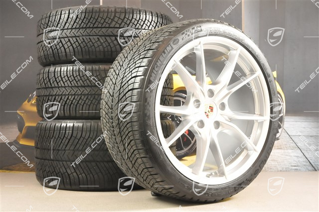 20" koła zimowe, komplet Carrera S (IV), używane felgi 8,5J x 20 ET49 + 11J x 20 ET56 + NOWE opony zimowe Michelin Pilot Alpin PA4 N1 245/35 R20 + 295/30 R20