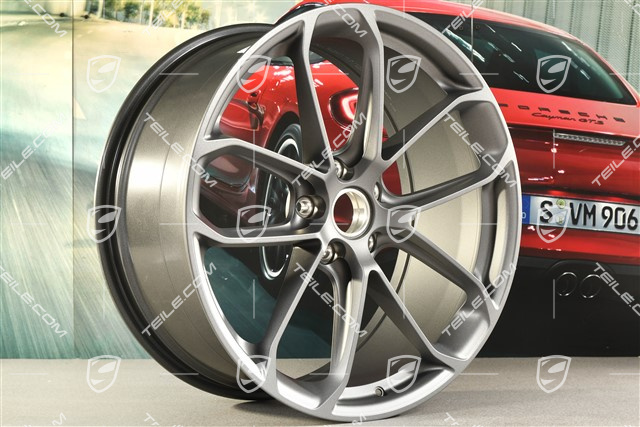 22" Felgensatz GT, 10J x 22 ET48 + 11,5J x 22 ET52, Vesuvgrau