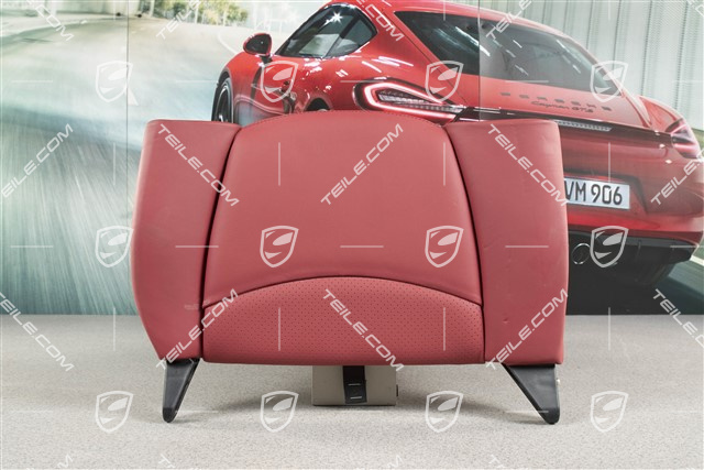 Carpet for Back seat backrest, Rear, Logo Turbo, Boxster red, R