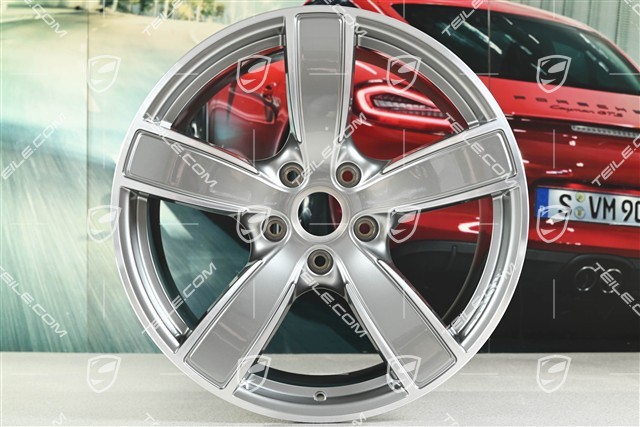 20" Felge Carrera Sport, 10,5J x 20 ET47, Platinsilber Metallic