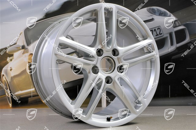19" Felge Panamera Turbo, 10J x 19 ET61, Brilliantchromlack