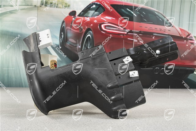 Trittbrett Abdeckung, hinten, Satinschwarz, L