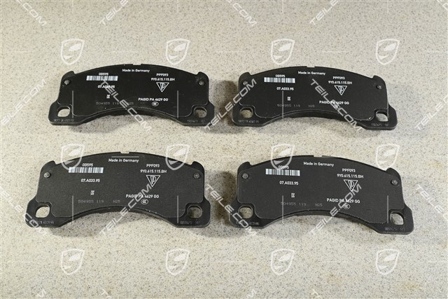 Brake pads, for 20-inch brake discs